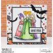 WITCHES 3 RUBBER STAMP